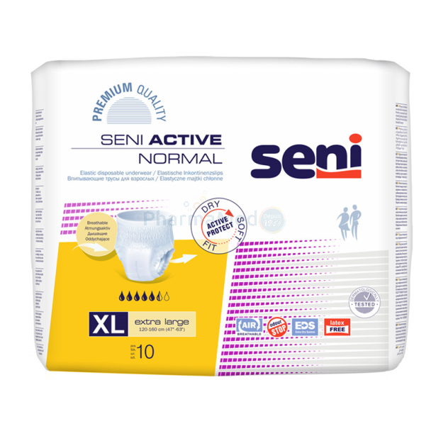 SENI ACTIVE Normal Pants - Extra Large - 10pc