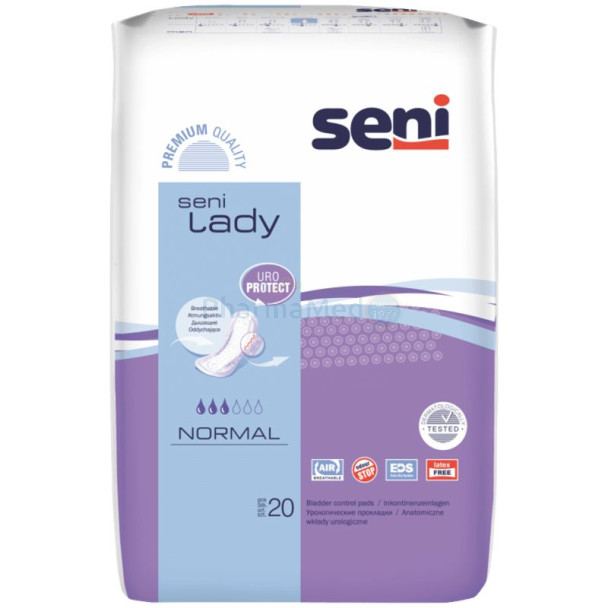 SENI LADY Protection anatomique - Normal 3g - 20pc