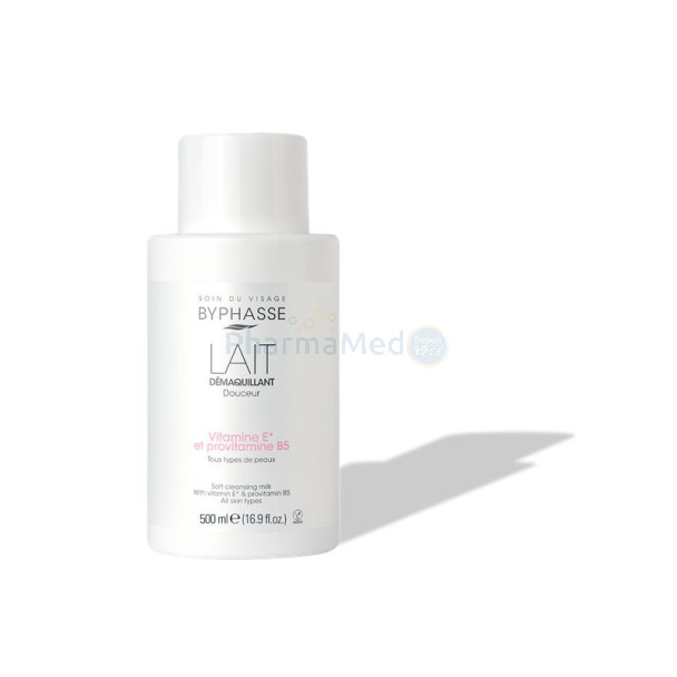 BYPHASSE Zachte reinigingsmelk voor gezicht en ogen 500ml