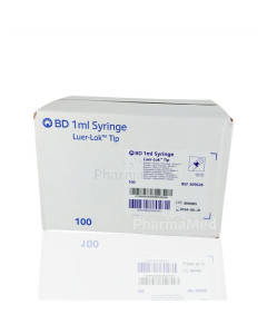 Seringues BD luer lock - 1ml - 100pc