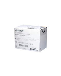 Seringues ZARYS dicoNEX 50ml embout cath/25pc
