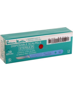 Bistouris complets Stérile S&M - N°10 - 10pc