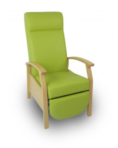 Fauteuil relax porto - Hetre massif - Terre