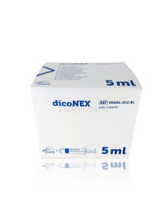 Seringues ZARYS dicoNEX sans latex - 5ml - 100pc