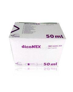 Seringues ZARYS dicoNEX sans latex - 50ml - 25pc
