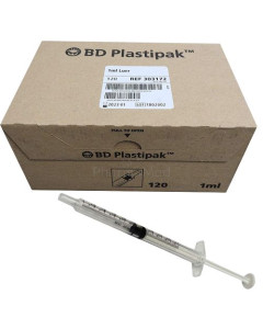 Spuiten tuberculine BD PLASTIPAK 1ml (120st)
