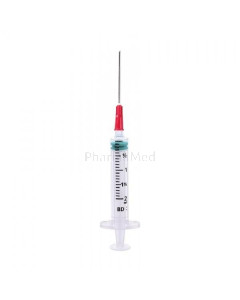 Seringue de transfert BD Blunt 2ml + 18Gx1 -100pc