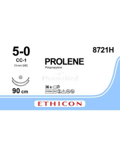 PROLENE 5/0 8721H CC-1 90cm Bleu - 36fils
