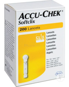 ACCU CHEK SOFTCLIX lancettes - 200pc