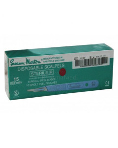 Bistouris complets Stérile S&M - N°15 - 10pc