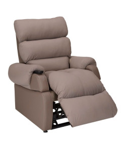 Fauteuil releveur COCOON1, 2 moteurs, L:50cm et P45/55cm - taupe