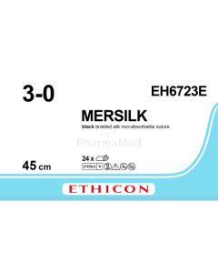 MERSILK 3/0 EH6723E 45cm - 24 draden
