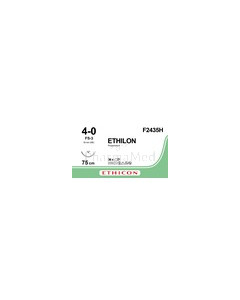 ETHILON 4/0 F2435H USP FS-3 75cm Zwart - 36draden