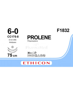 PROLENE 6/0 F1832 CC175-8 75cm - 36fils