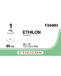 ETHILON 1 F2440H FSL 90cm - 36draden