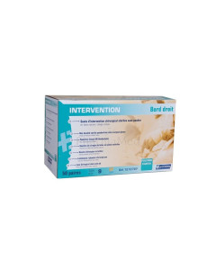 Gants d'examen EUROMEDIS non poudrés ST T7 - 50 paires