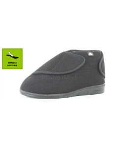 Pantoffels Velcro GARY Zwart 38