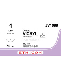 VICRYL 1 Coated JV1088 CPA 75cm - 36draden