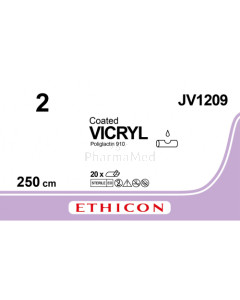 VICRYL 2 Coated JV1209 250cm - 20 fils