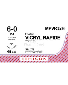 VICRYL RAPID 6/0 MPVR32H P-1 45cm - 36draden