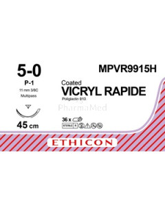 VICRYL RAPIDE 5/0 MPVR9915H 45cm P-1 prime /36draden