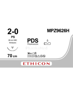PDS 2/0 MPZ9626H PS 70cm - 36fils