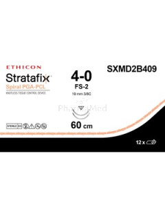 STRATAFIX 4/0 SXMD2B409 60cm 2xFS-2 - 12fils
