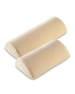 Coussin TEMPUR Universel - housse velours crème 35x20x10cm - 1pc