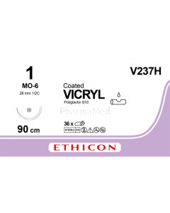 VICRYL 1 Coated V237H MO-6 90cm - 36fils