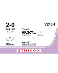 VICRYL 2/0 V243H SH 90cm - 36fils