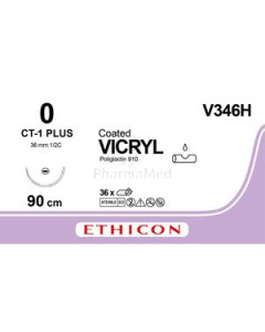 VICRYL 0 V346H CT-1 90cm - 36draden