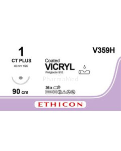 VICRYL 1 V359H CT 90cm - 36fils