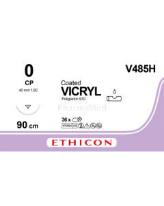 VICRYL 0 Coated V485H CP 90cm - 36fils