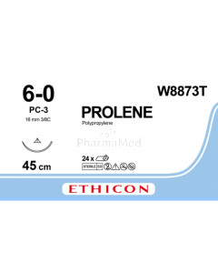 PROLENE 6/0 W8873T PC-3 45cm - 24draden