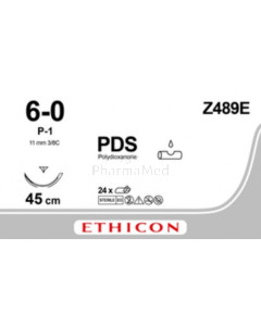 PDS 6/0 Z489E P-1 45cm- 24fils