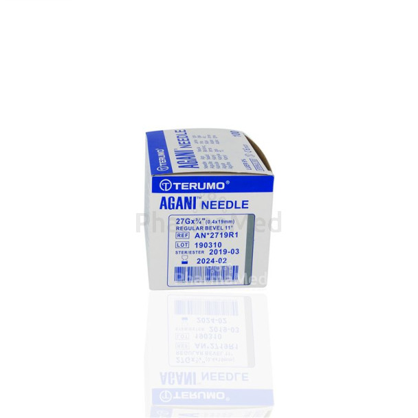 Aiguilles TERUMO Agani - 27G3/4 (0,40x20mm) - 100pc
