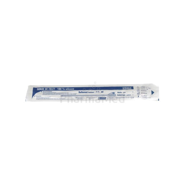 Sonde silic. FOLEY Std AGP CH18 5-15ml - 1pc