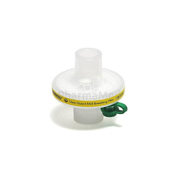Patiënt ademhalingsfilter CLEAR-GUARD Midi met luer lock - 100st