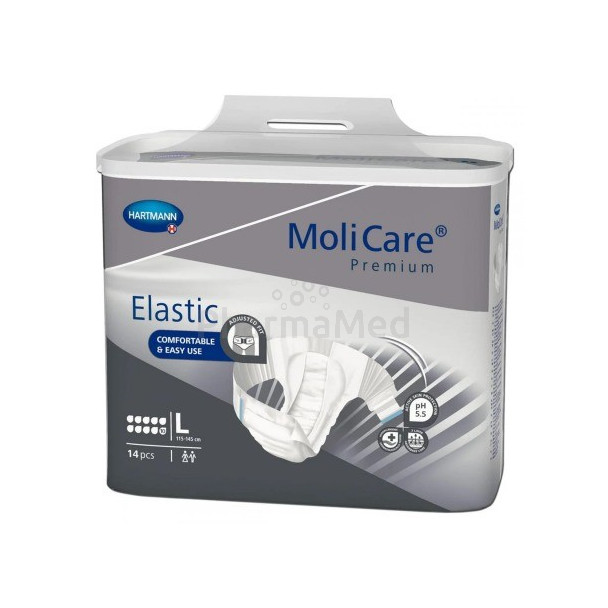 MOLICARE PREMIUM Elastic Kleefluier - L 10D - 14st