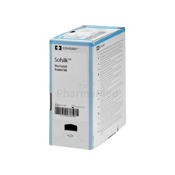 SOFSILK 2/0 75cm C13 SS-655 Zwart - 36draden