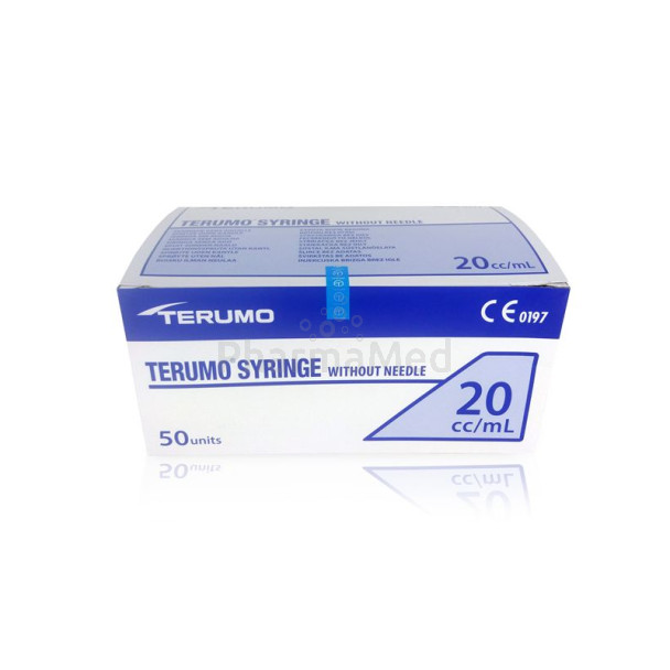Seringues TERUMO 20ml embout Lock - 50pc