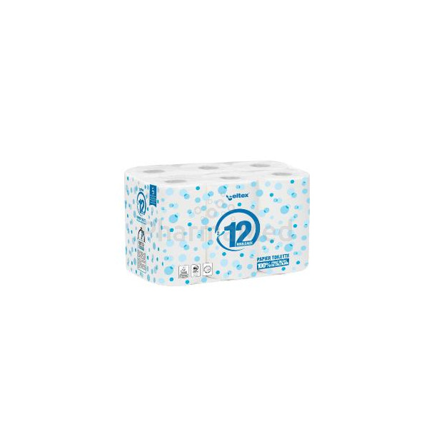 Papier toilette blanc 2plis CELTEX - 96rlx