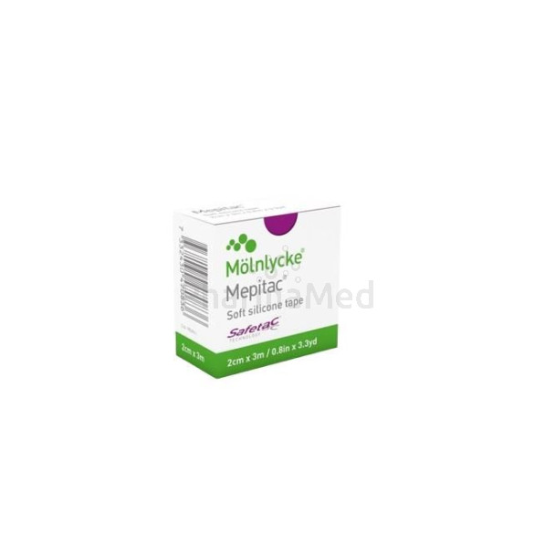 MEPITAC pansement de fixation 2cm x 3m - 1rlx
