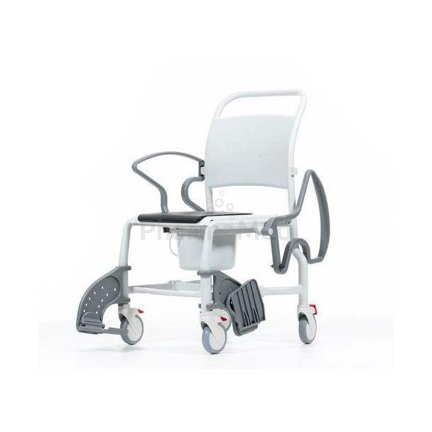 Chaise de douche à roulettes REBOTEC BONN - gris-gris