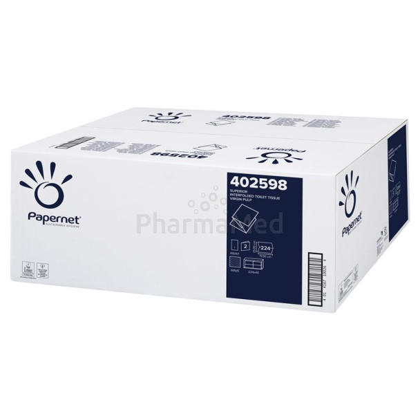 Pap. hyg. FAF Superior V 2plis 11x21(40x224f)