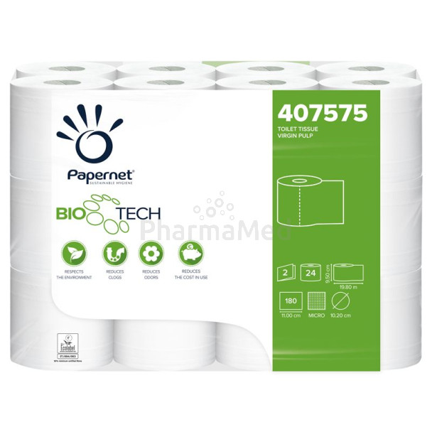 Pap. hyg. actif BIOTECH 180cp 2pl (1rl)