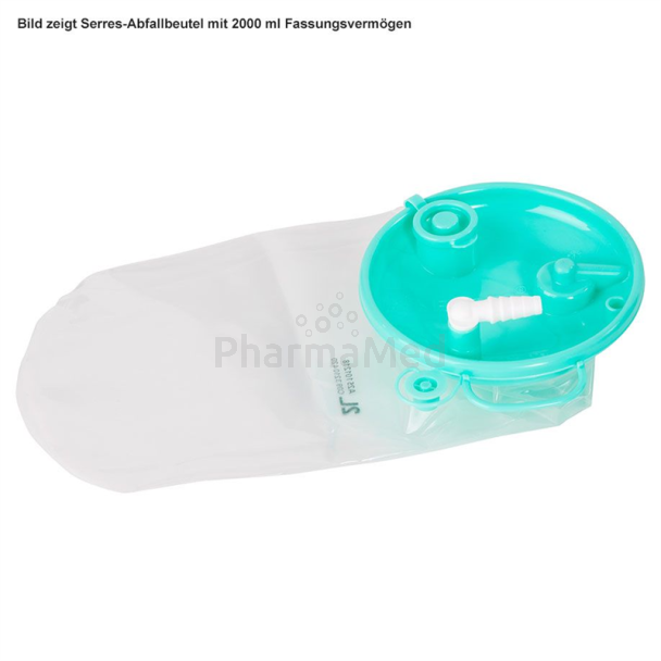 Sac d'aspiration SERRES avec connecteur coudé 3000 ml - 24pc