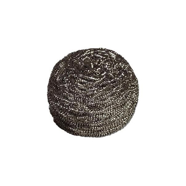 Eponge métallique boule spirale inox 40 - 1pc