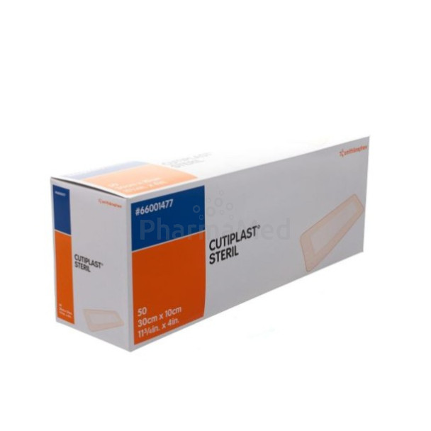 CUTIPLAST pansement stérile - 1477 - 10x30cm - 50pc