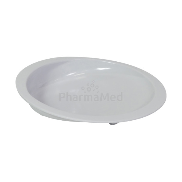 Assiette inclinée MANOY blanche diam. 24cm - 1pc